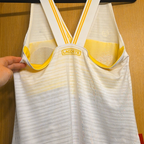 NWOT Lacoste x Roland Garros Spring Tennis Dress - Picture 4 of 4